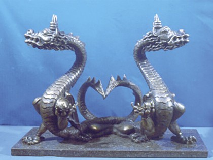 Коллекционная. Драконы (подставка для самурайских мечей)